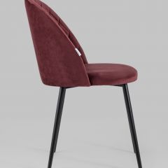 Стул Марсель велюр винный ножки металл | фото 3