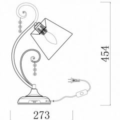 Настольная лампа декоративная Freya Lorette FR2406-TL-01-WG | фото 2