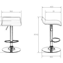 Стул барный DOBRIN TOMMY LM-3013 (красный) | фото 3