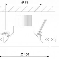 Встраиваемый светильник Elektrostandard 15267/LED a055723 | фото 6