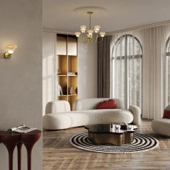Люстра на штанге Maytoni Dynasty MOD402PL-L20BS3K | фото 4