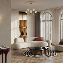 Люстра на штанге Maytoni Dynasty MOD402PL-L20BS3K | фото 5